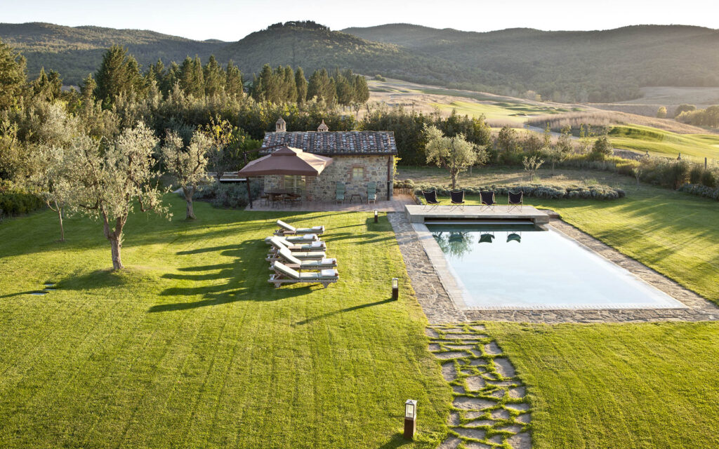 Villa Biondi Pool pool house and garden