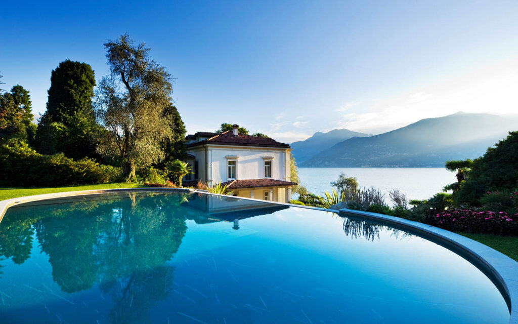 View from the pool at Villa Josephine