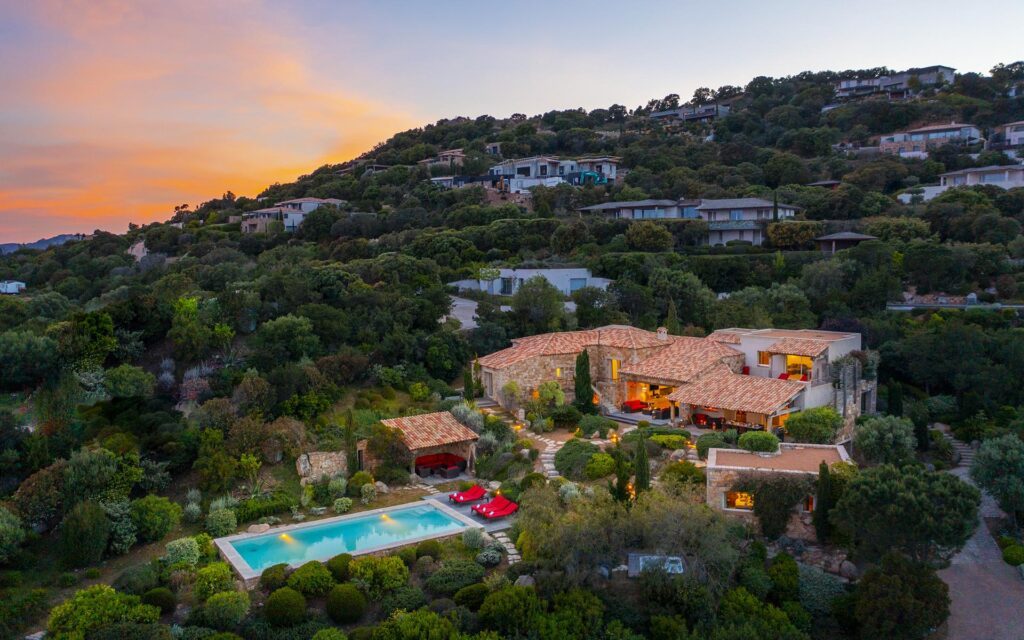 Ariel Evening 1024x640, The Finest Luxury Ski Chalets &amp; Villas - Firefly Collection