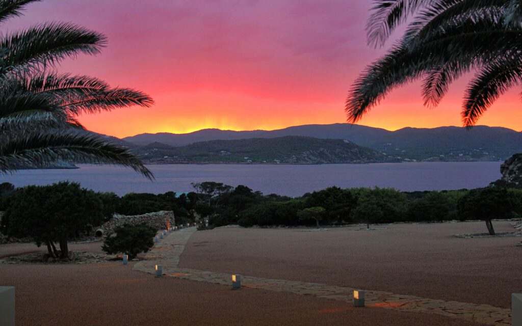 sunset in Ibiza