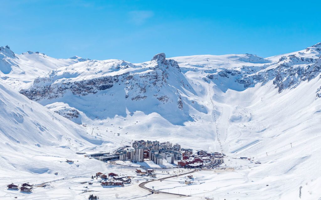 Skiing in Tignes