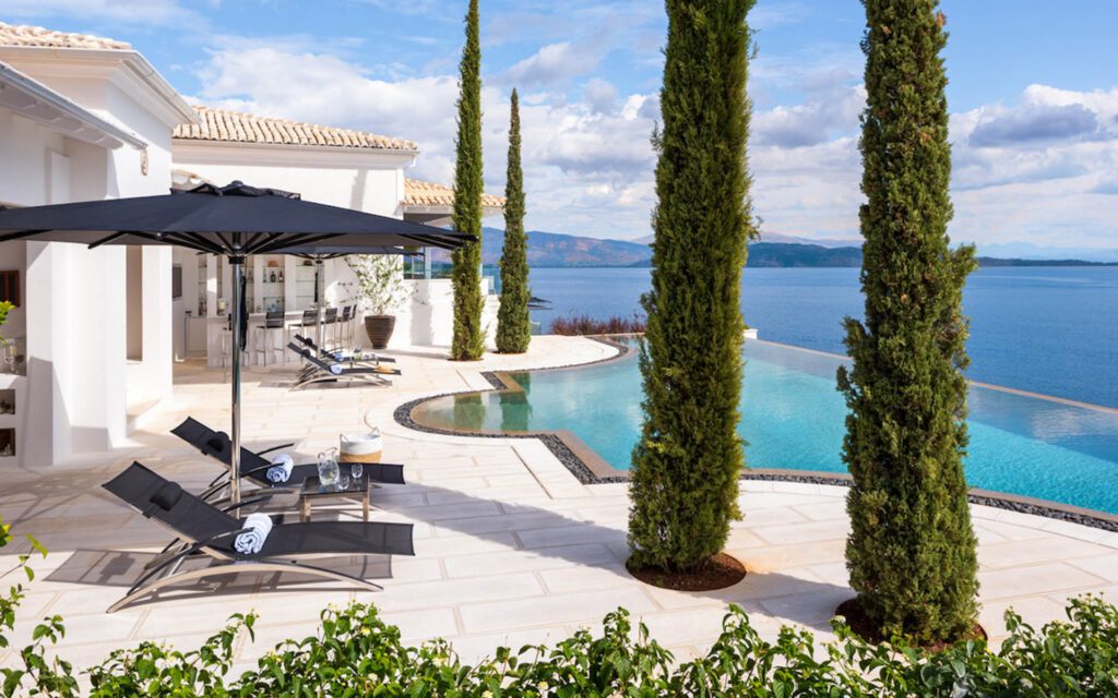 Ultima Corfu Pool with Terrace   Uninterrupted Views