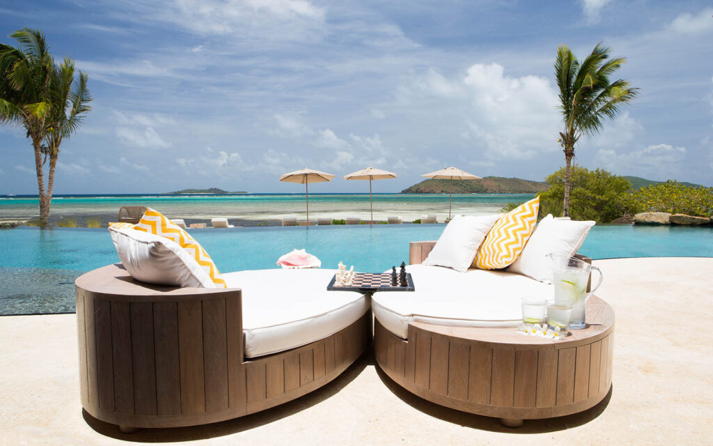 beach house terrace chess