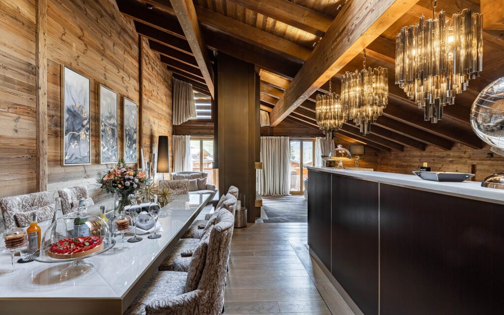 Decadent Dining Two Bedroom Residence Ultima Gstaad
