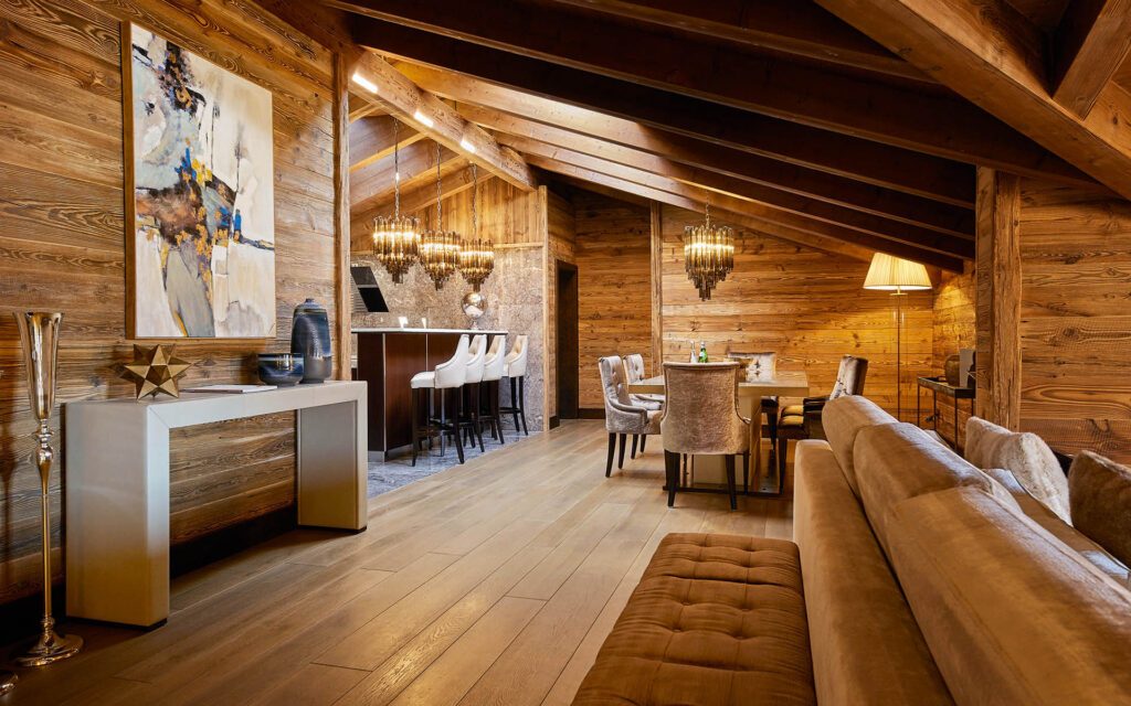 Dining   Living Space Kitchen Ultima Gstaad