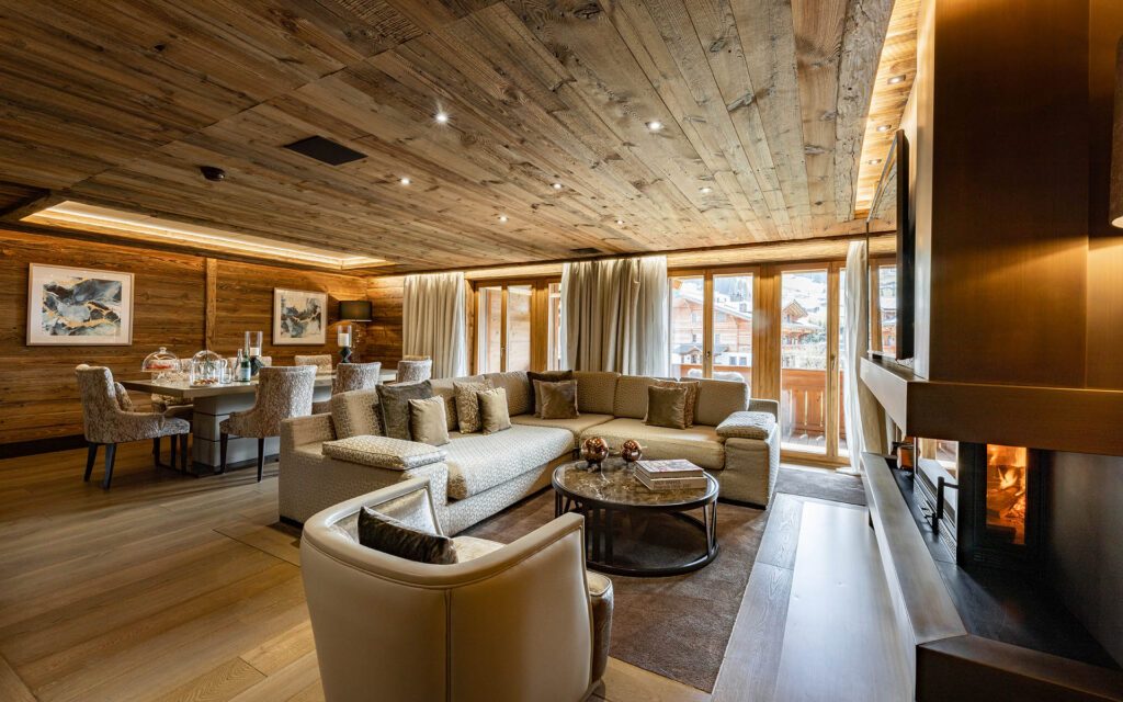 Ultima Gstaad Four Bedroom Residence Lounge