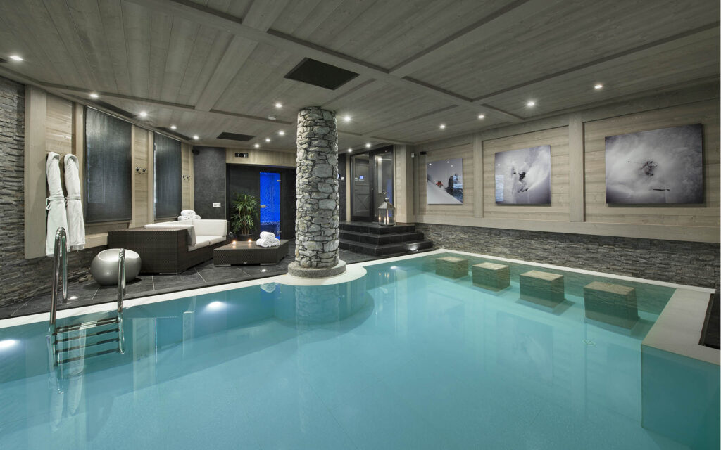 Swimming Pool in Val d'Isere chalet