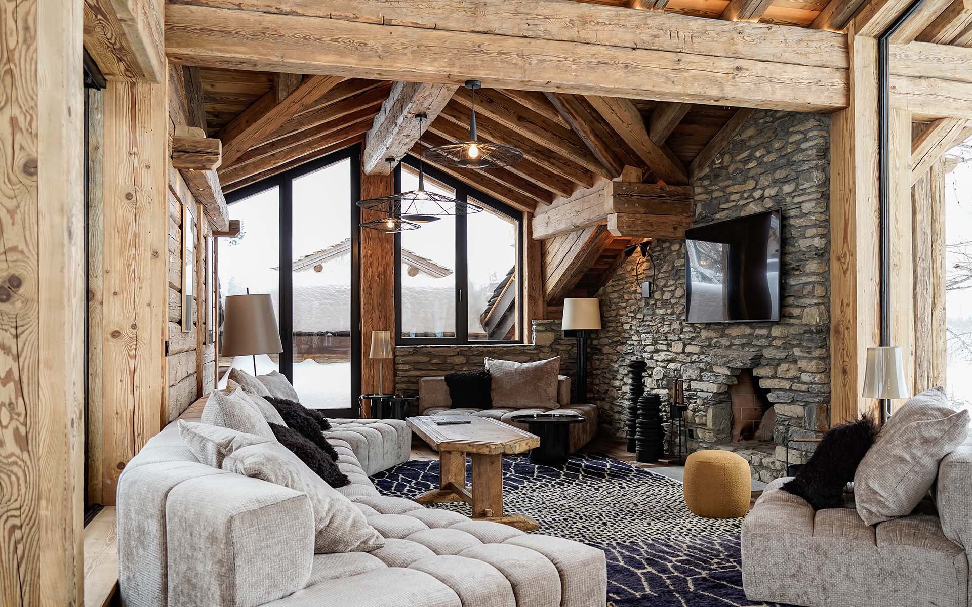 Chalet Le Cret Salon