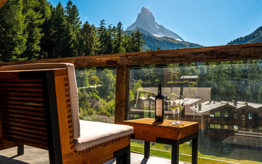 The Matterhorn in Zermatt in summer - Luxury Ski Chalet