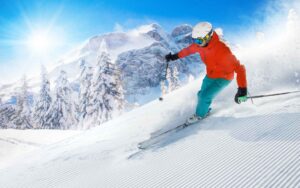 How many calories do you burn skiing? 