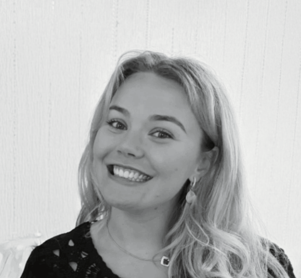 Black and white profile photo